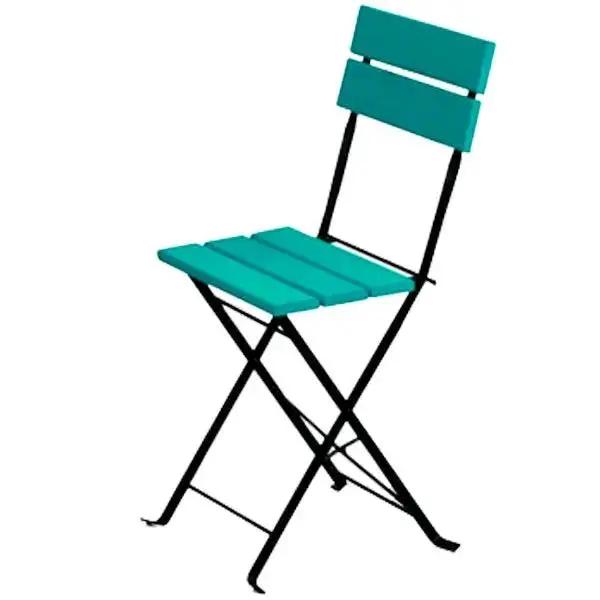 Ahşap Turkuaz Katlanır Sandalye Mobilo